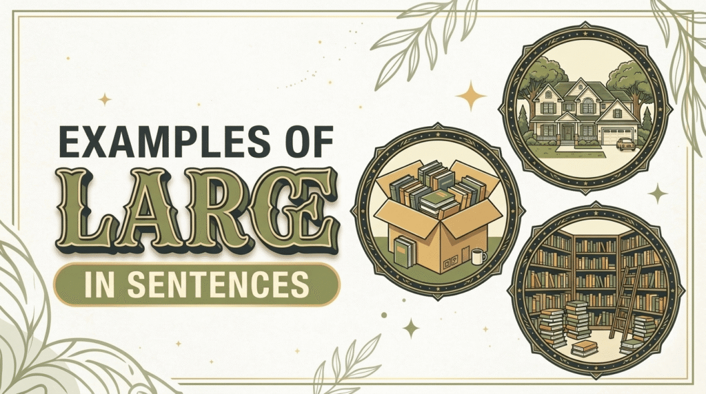 examples of large in sentences