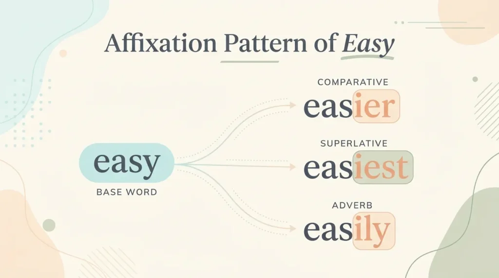 Affixation Pattern of Easy