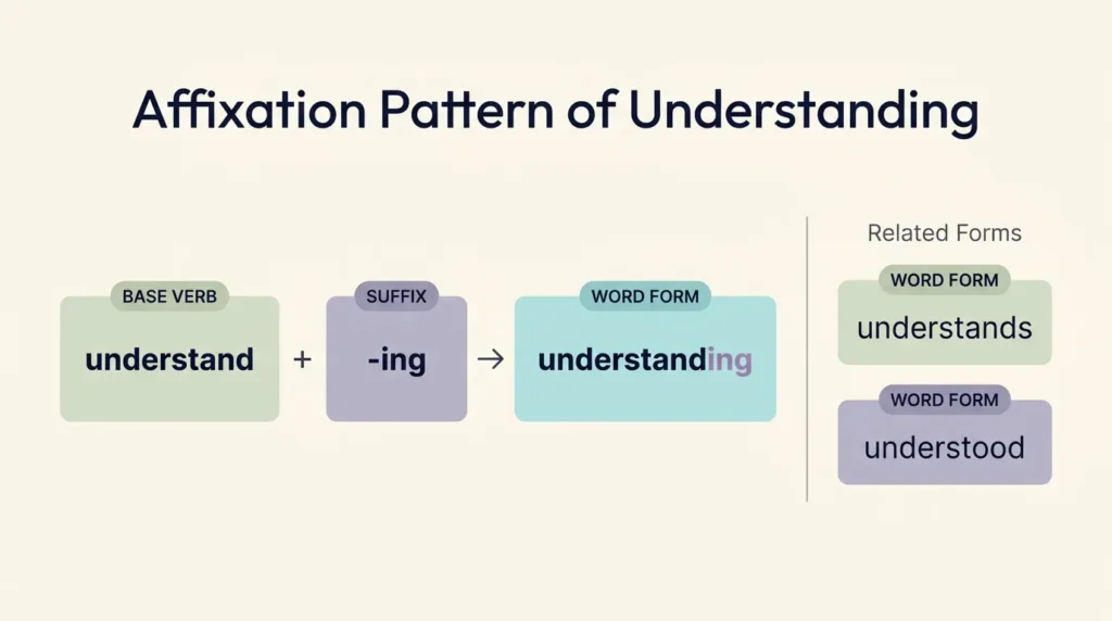 Affixation Pattern of Understanding