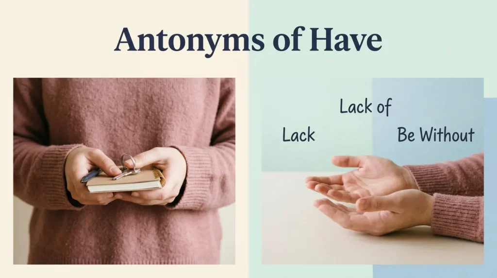 Antonyms of Have