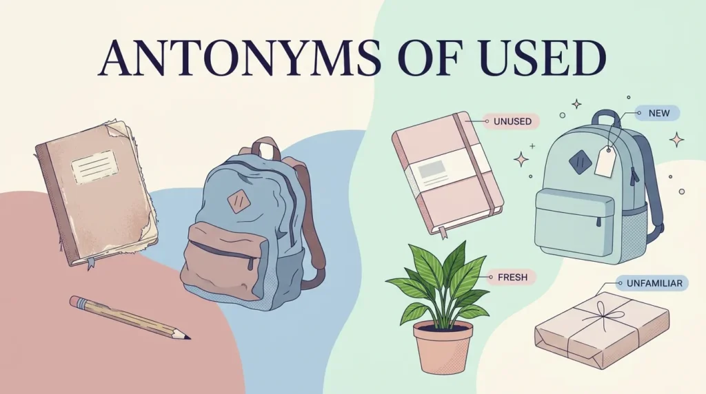 Antonyms of Used