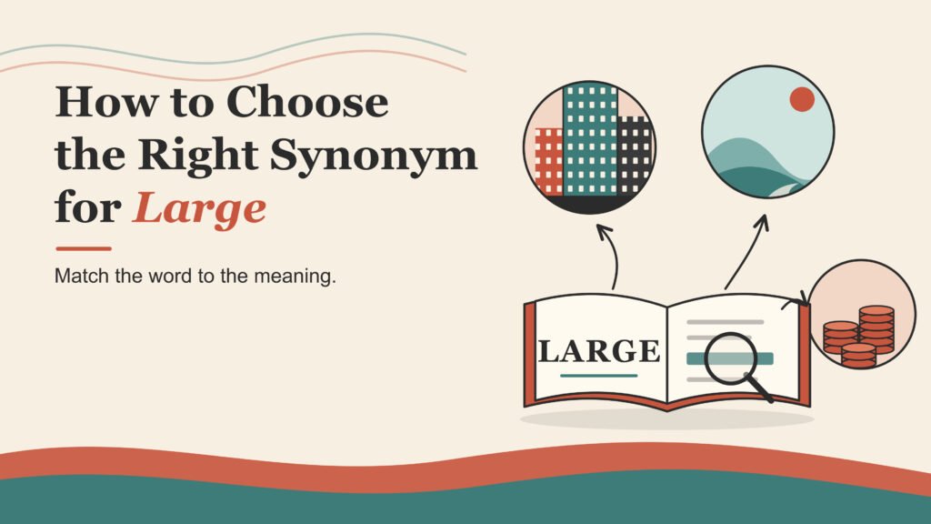 Choose right synonym of large