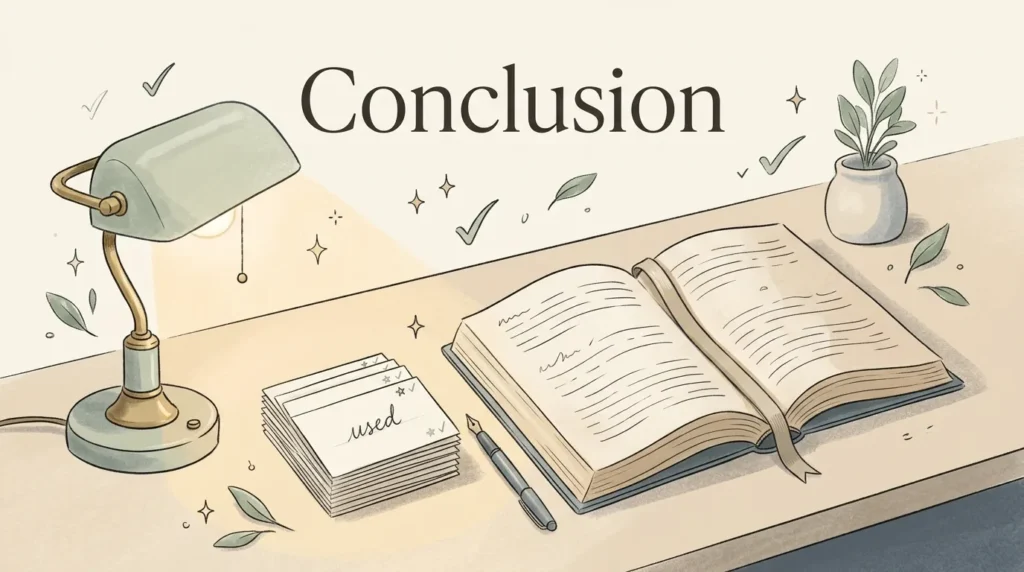 Conclusion of Used
