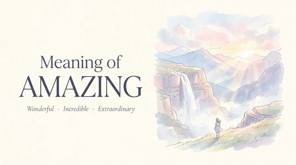 Meaning of Amazing