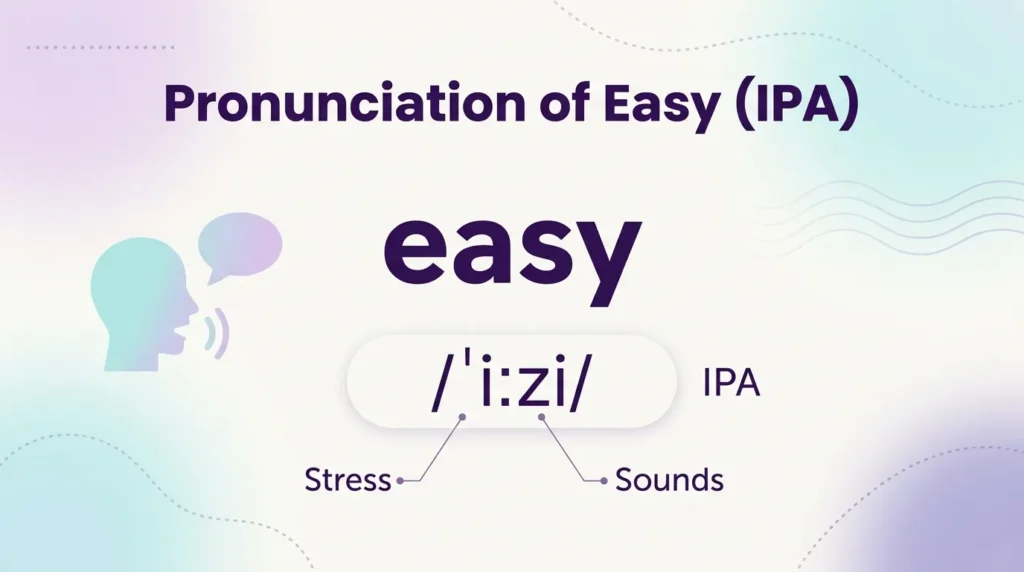 Pronunciation of Easy