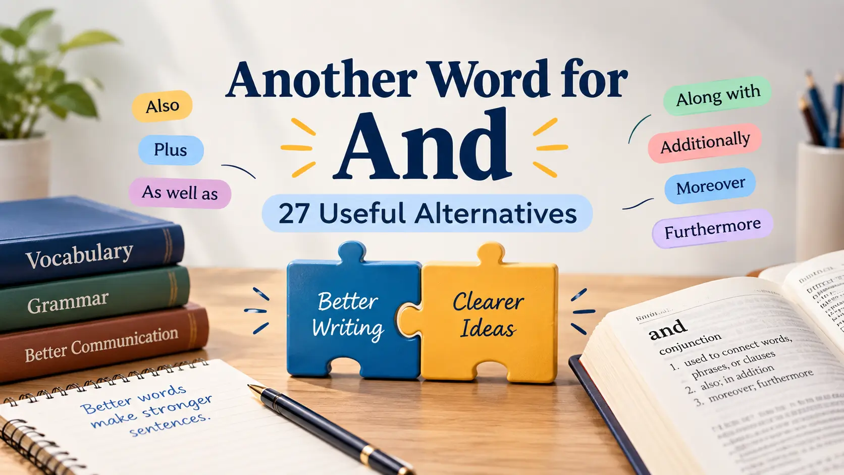 Another Word for And