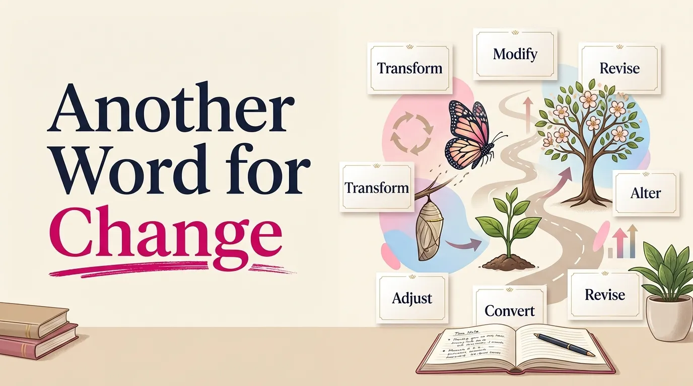 Another word for Change