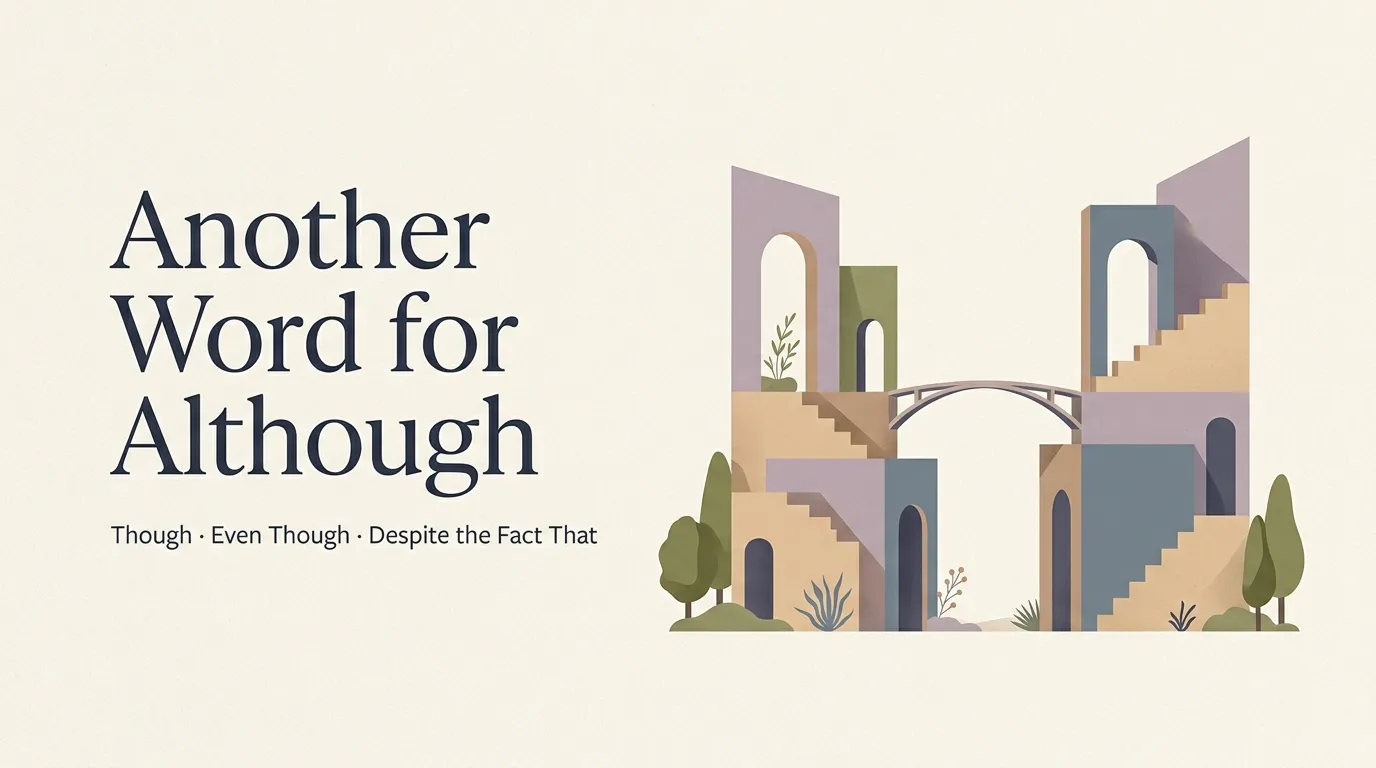 Another Word for Although