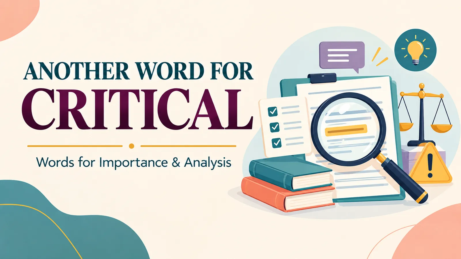 Another Word for Critical