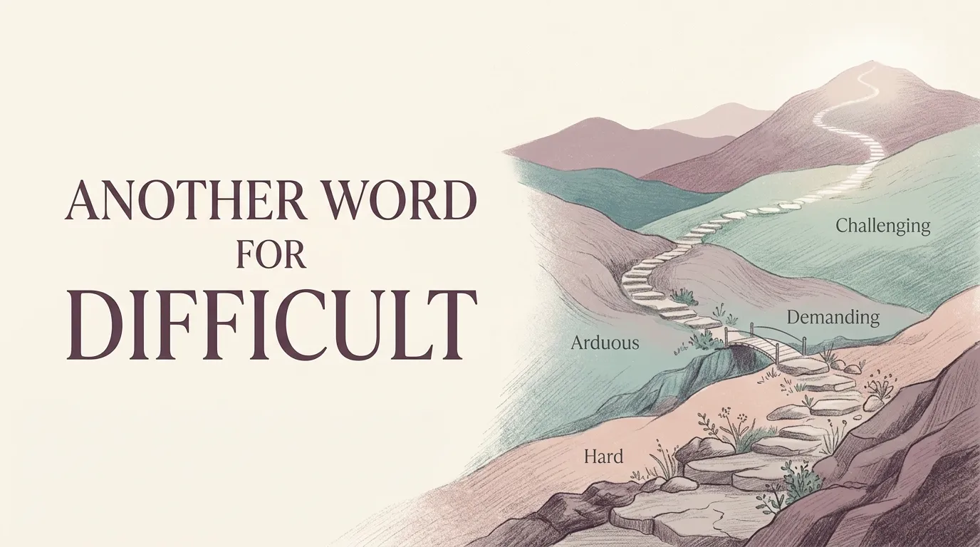 Another Word for Difficult