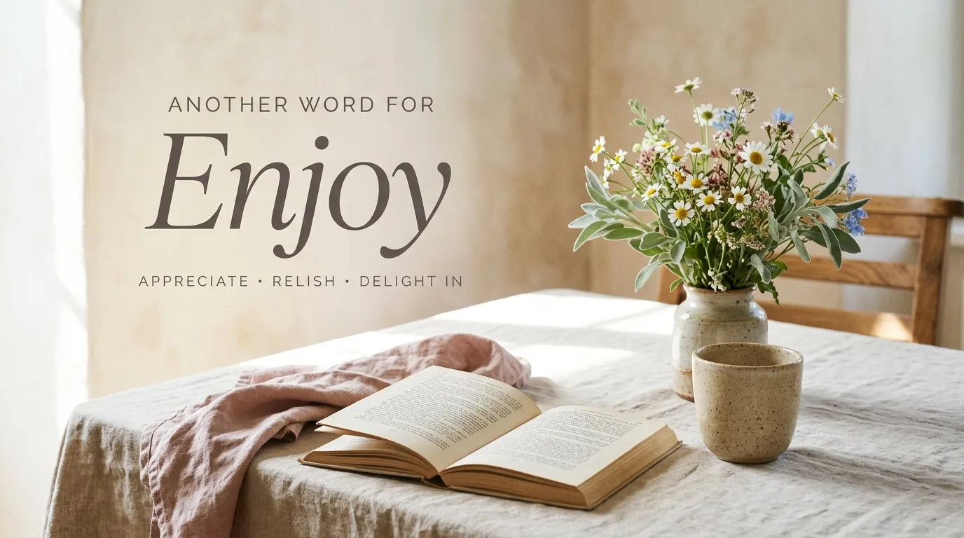 Another Word for Enjoy