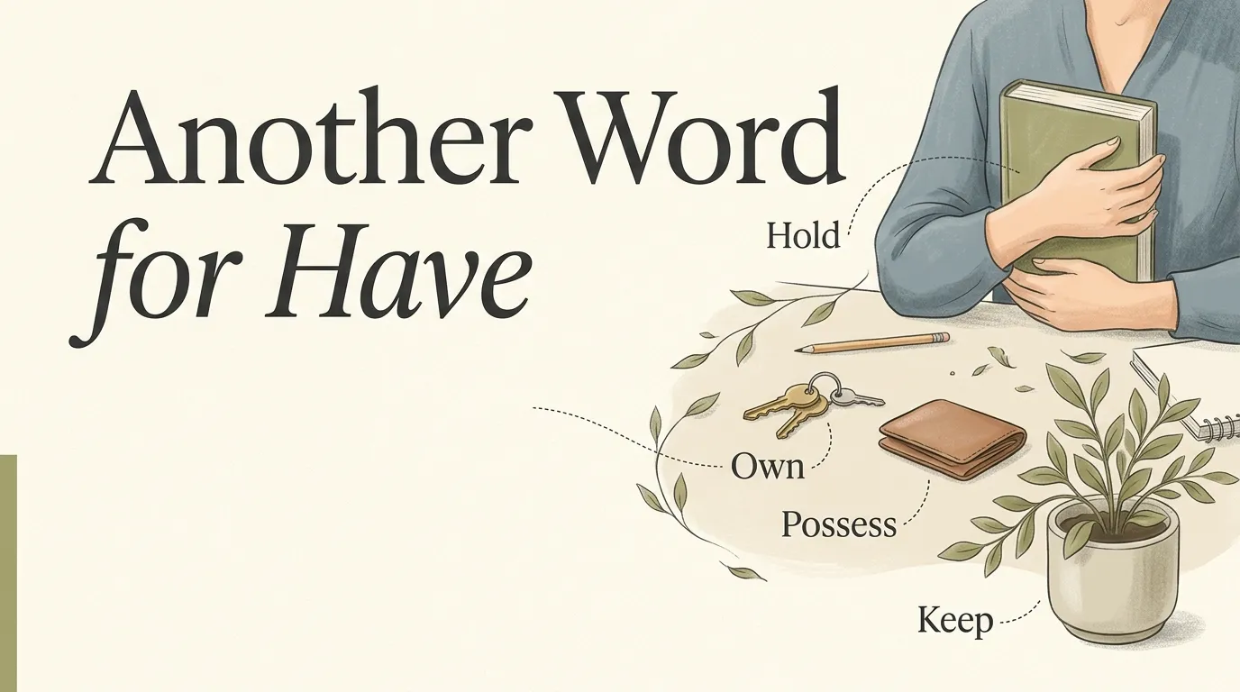 Another Word for Have