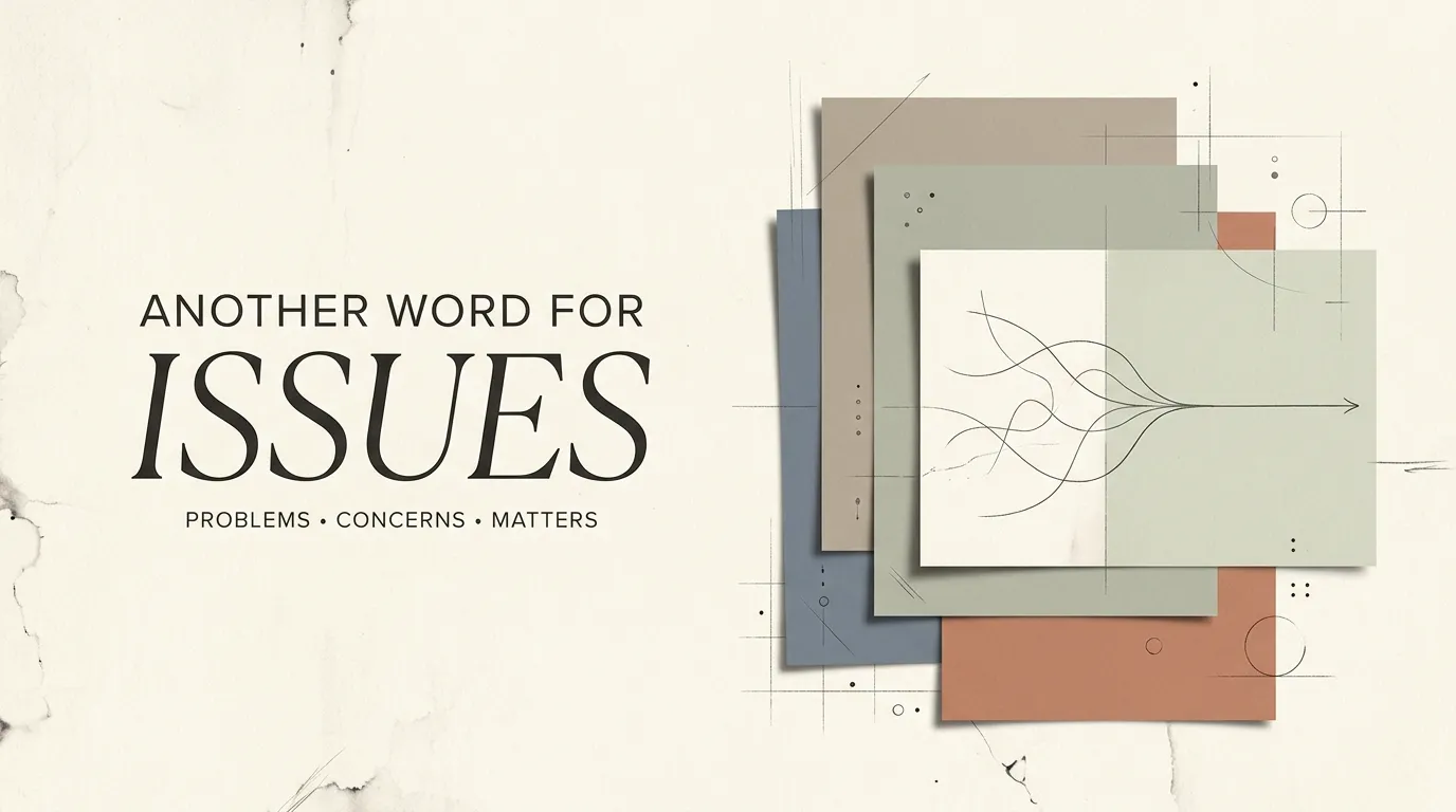 Another Word for Issues
