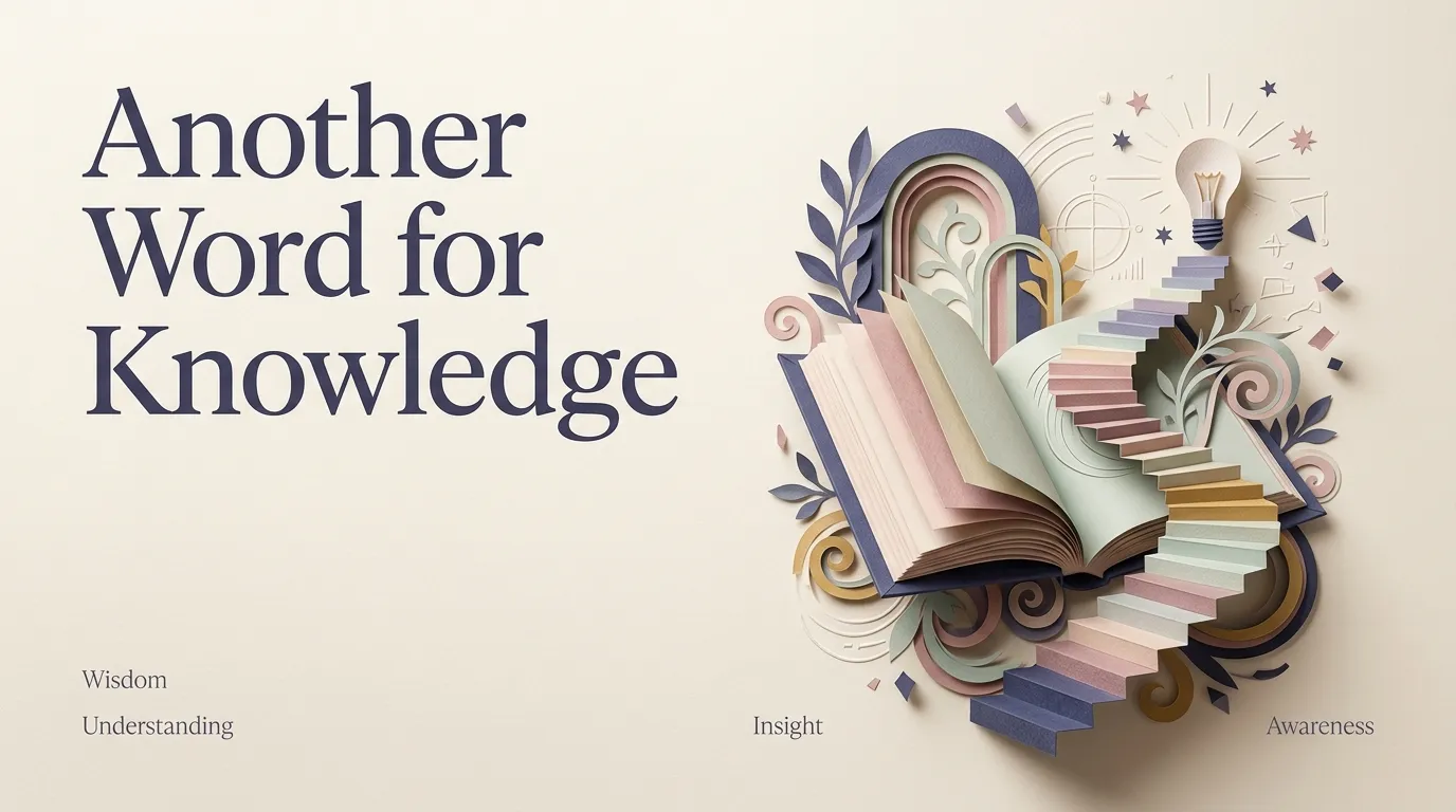 Another Word for Knowledge