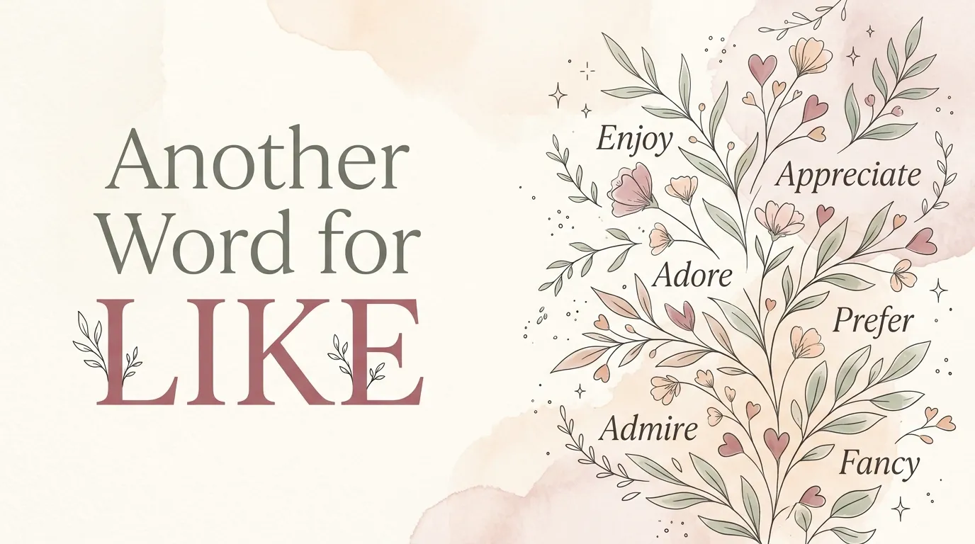 Another Word for Like