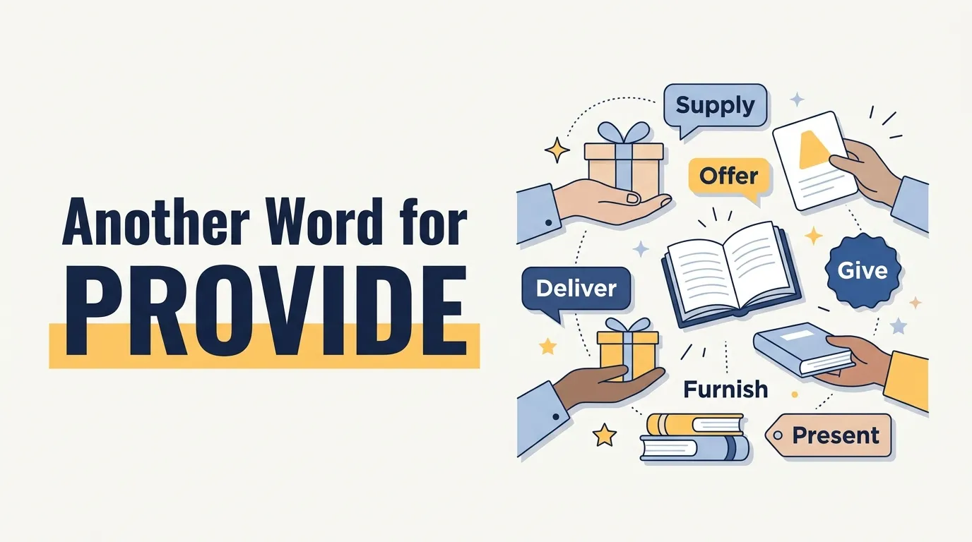 Another Word for Provide