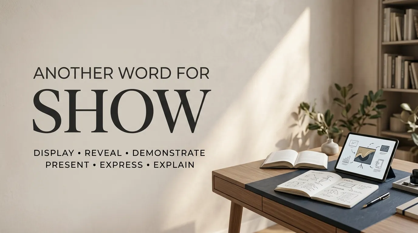Another Word for Show