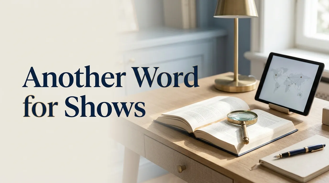 Another Word for Shows