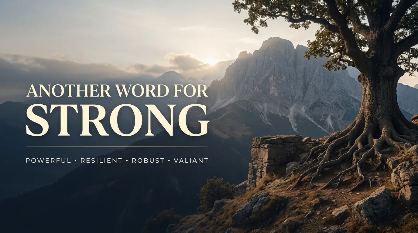 Another Word for Strong