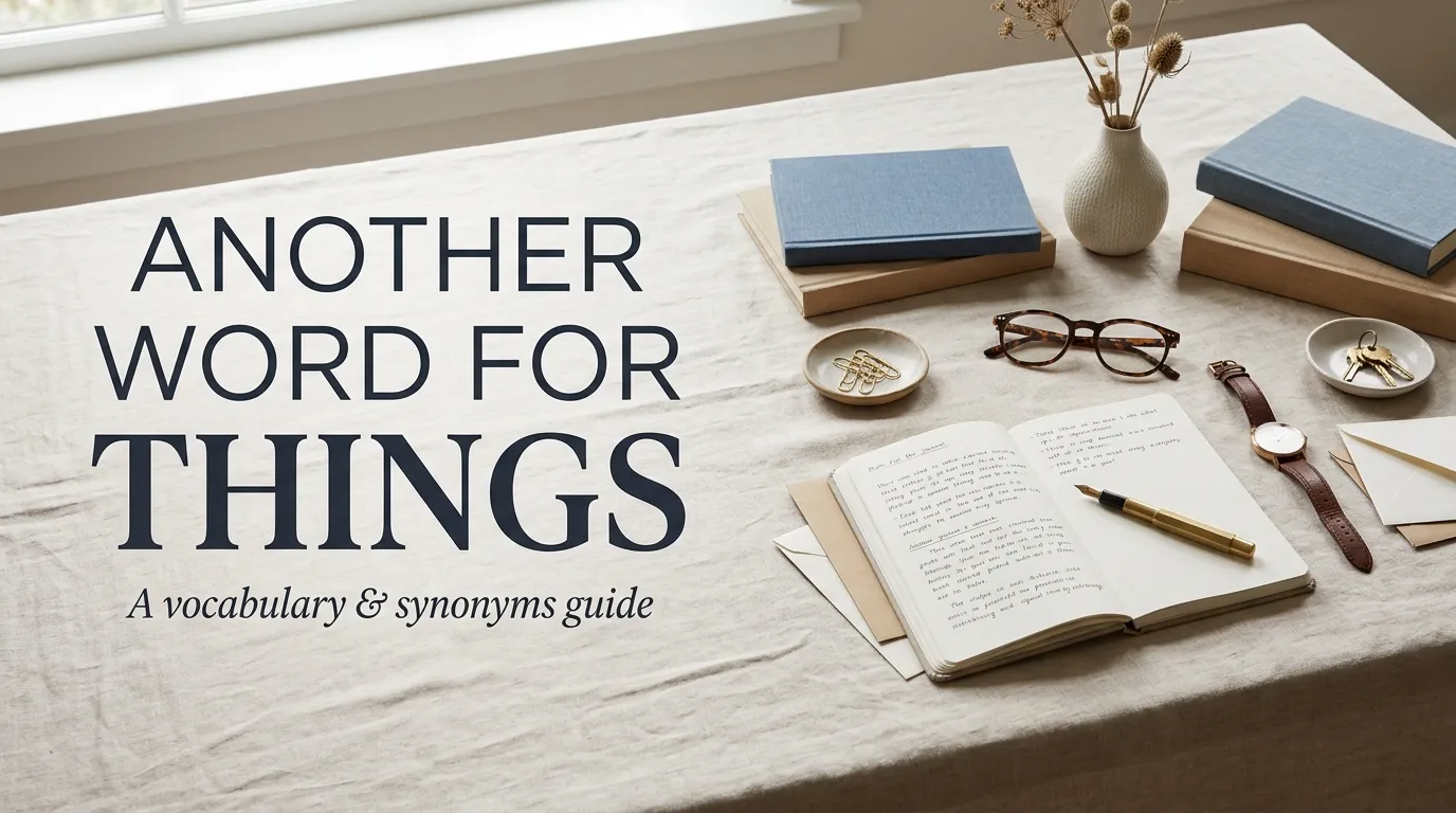 Another Word for Things