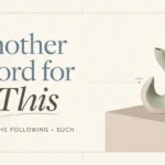 Another Word for This