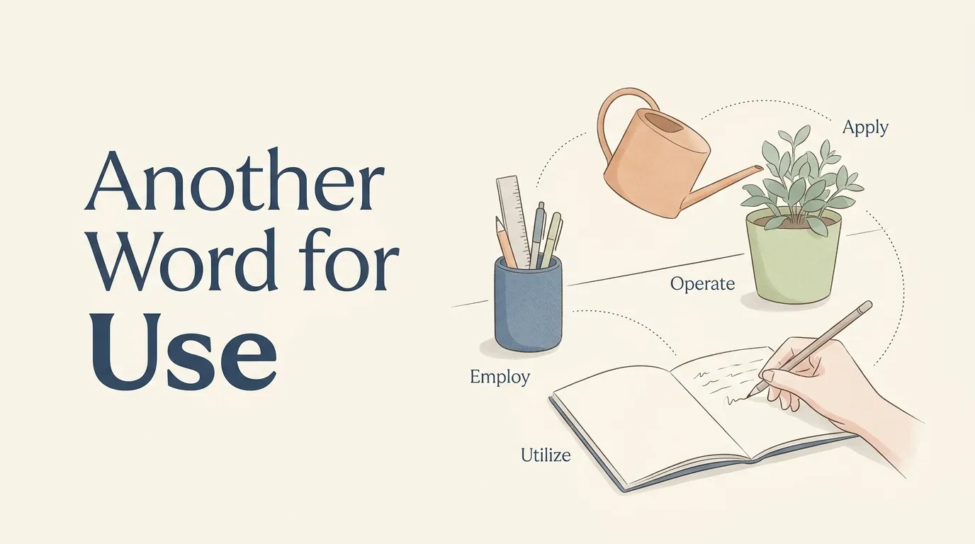 Another Word for Use